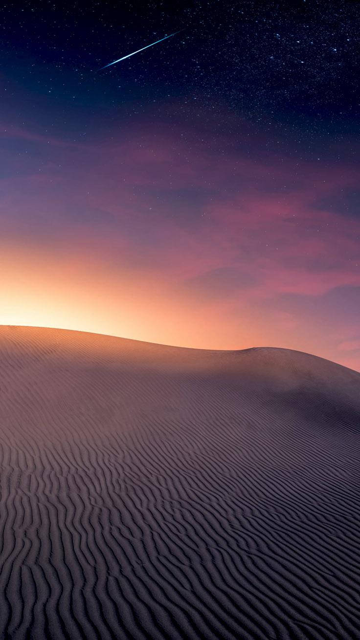 Cool Iphone Xs Max Desert Sunset Wallpaper