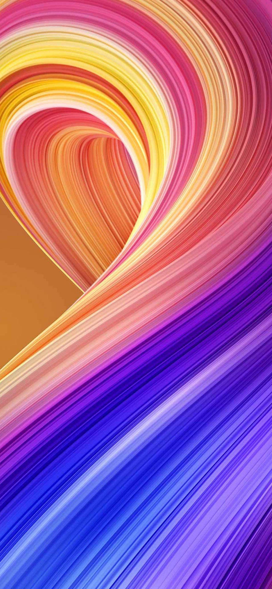 Cool Iphone Xs Max Multicolored Swirl Wallpaper