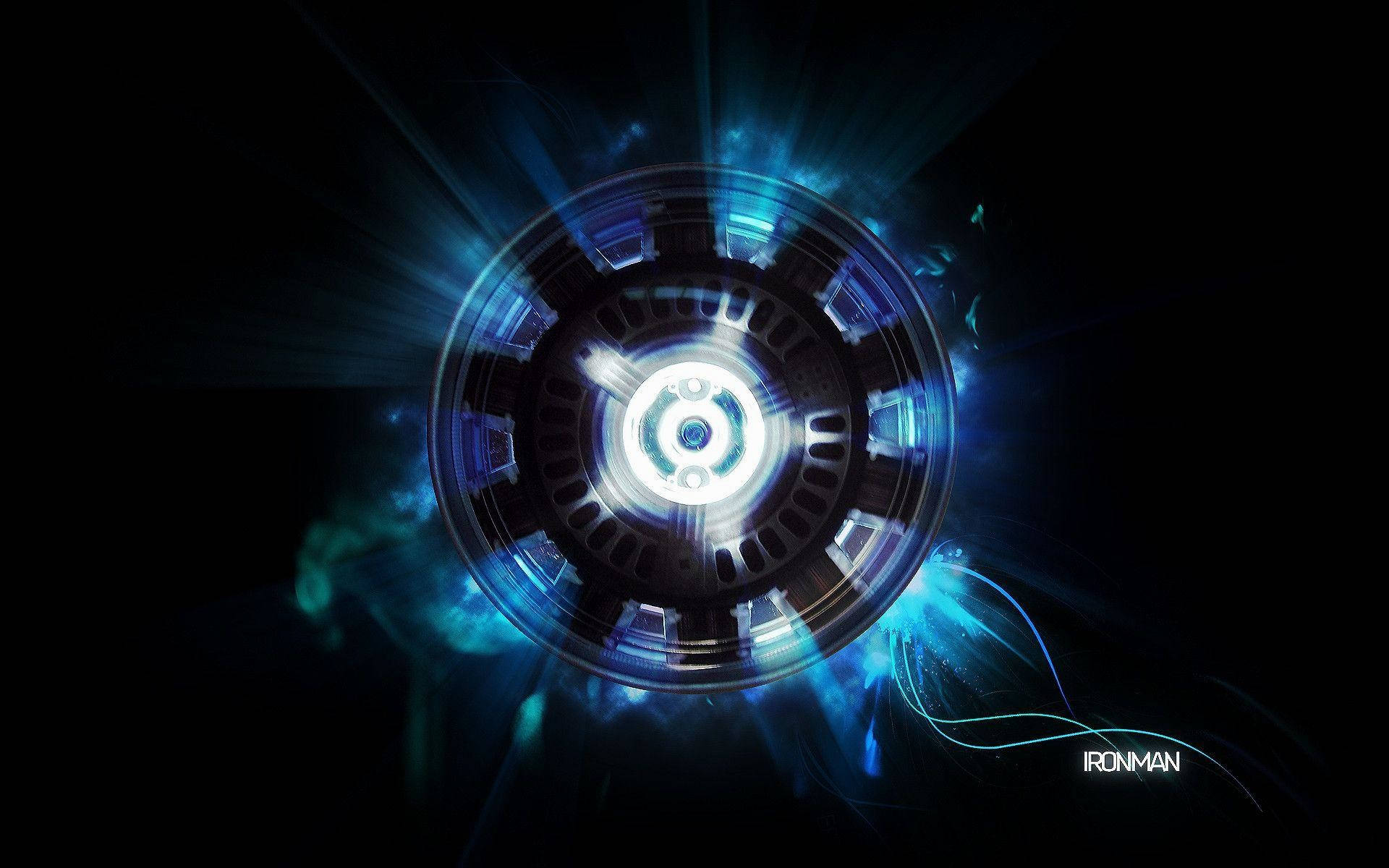 Download Cool Iron Man Arc Reactor Blue Wallpaper 
