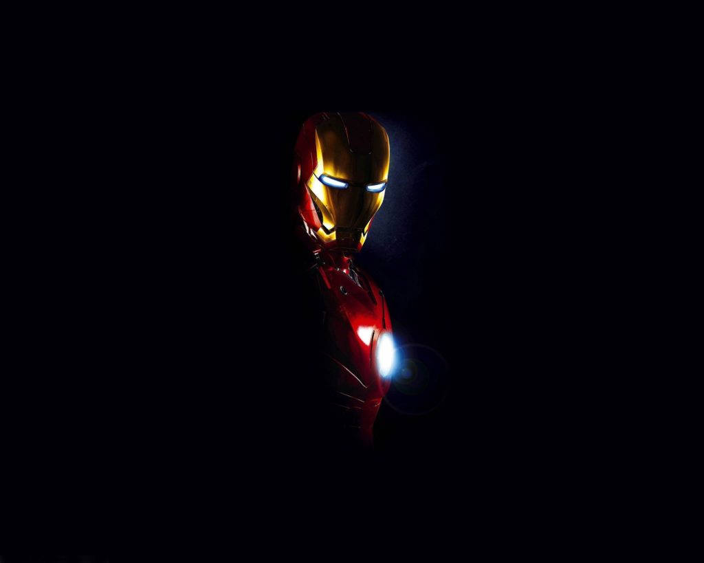 Download Cool Iron Man Hiding In Dark Wallpaper 