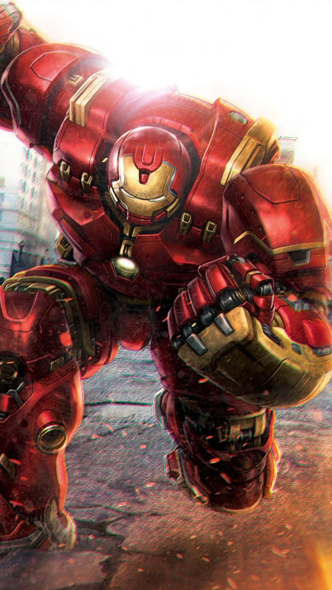 Frigør Marvel Fanen i dig med den kølige Iron Man Iphone Tapet! Wallpaper