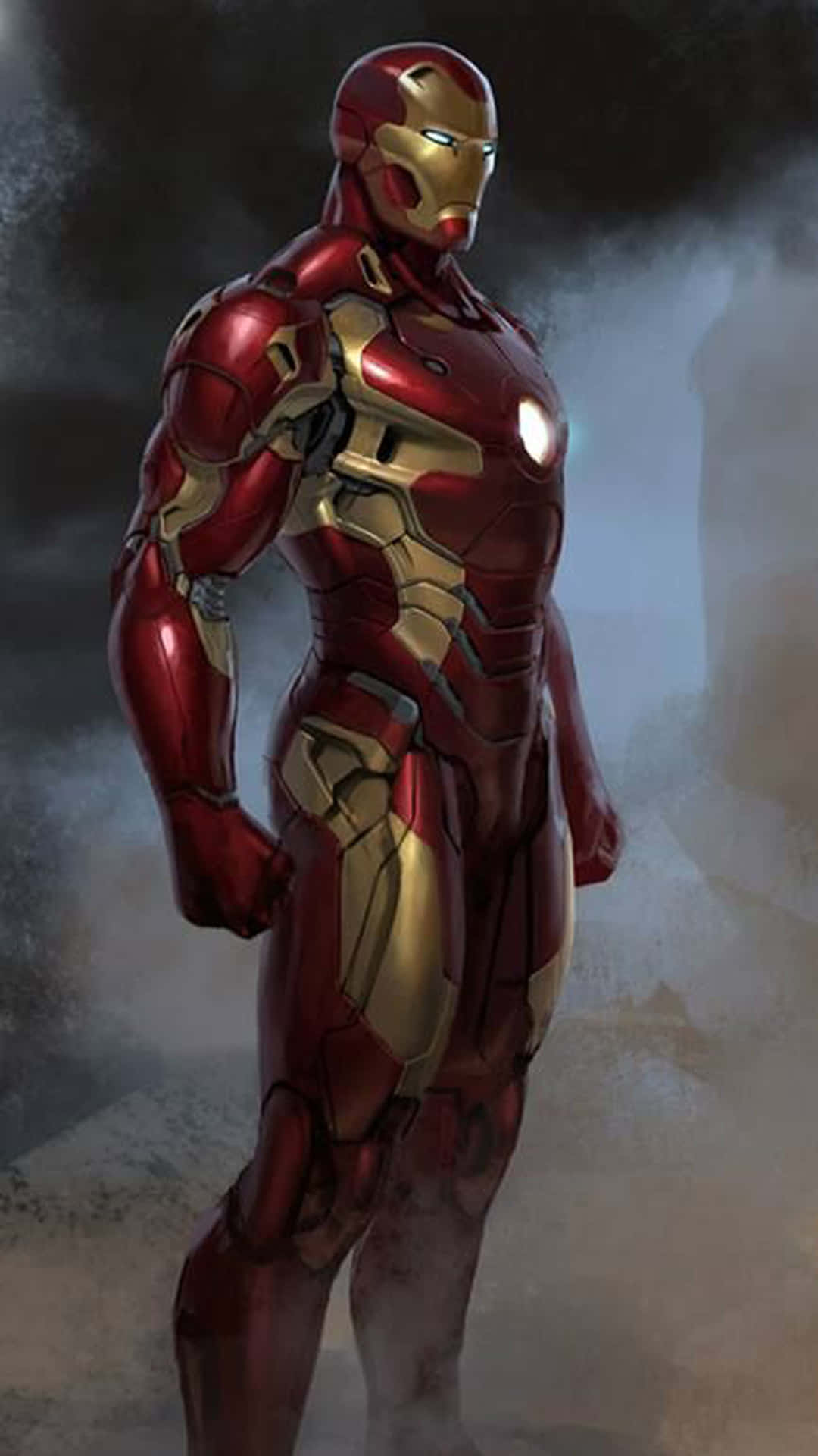 Opdater din style med et cool Iron Man iPhone tapet. Wallpaper