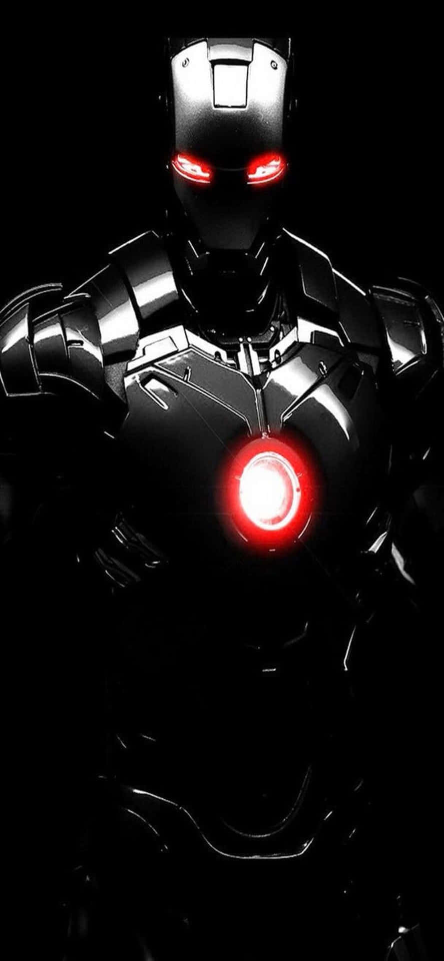 Cool Black Iron Man iPhone Wallpaper