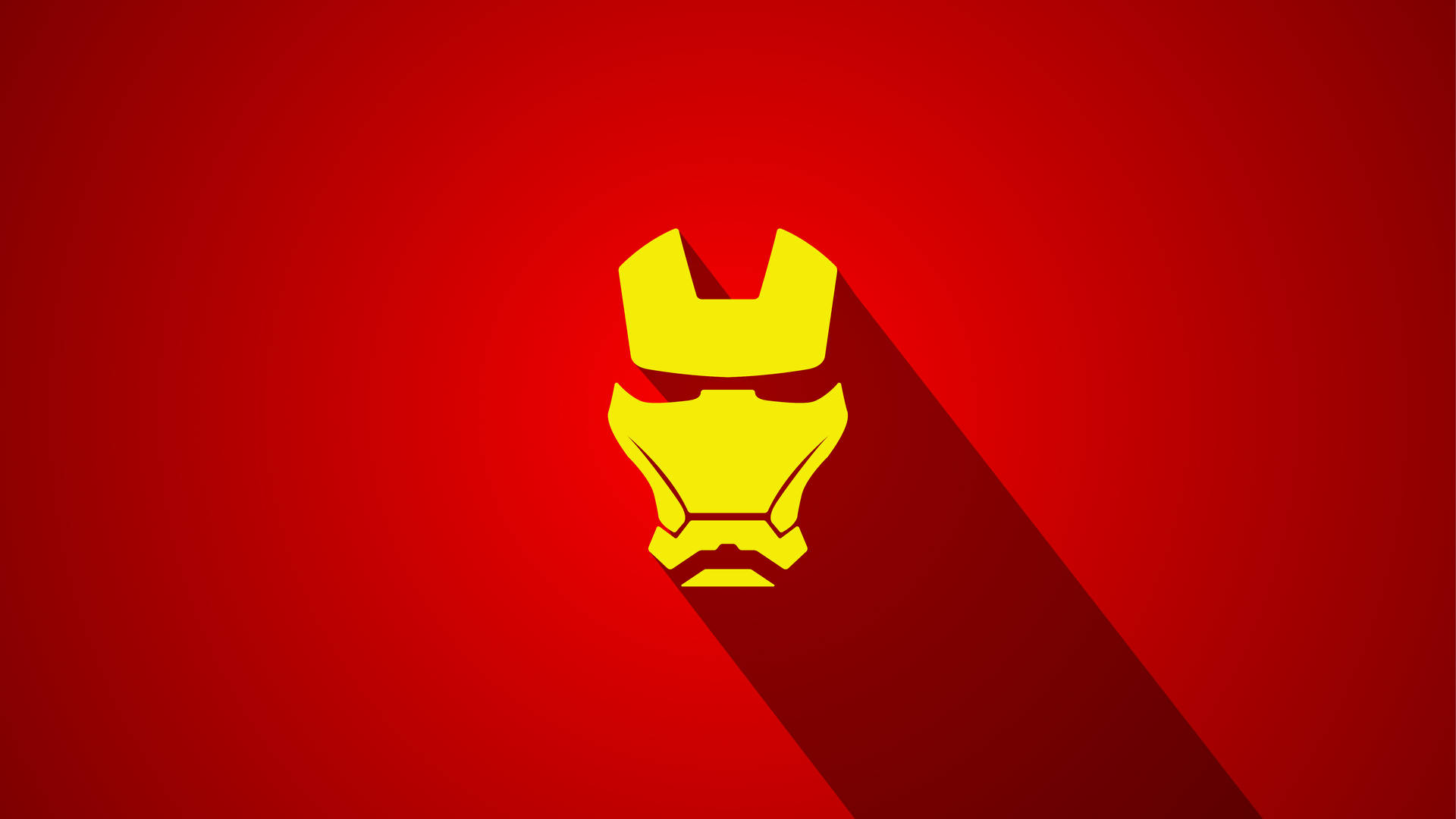 Cool Iron Man Mask Casting Shadow Wallpaper