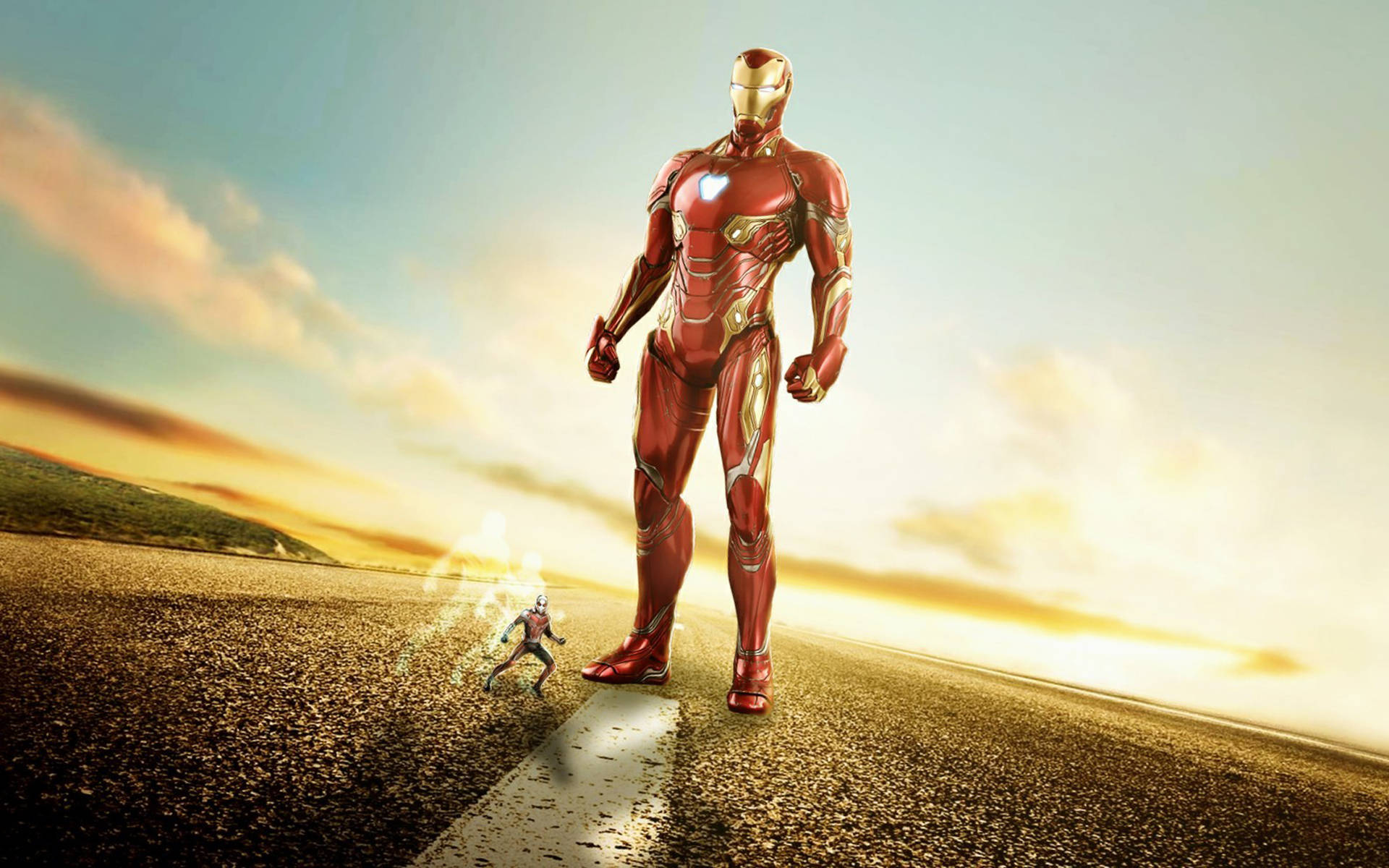 Cool Iron Man Og Ant-man Wallpaper