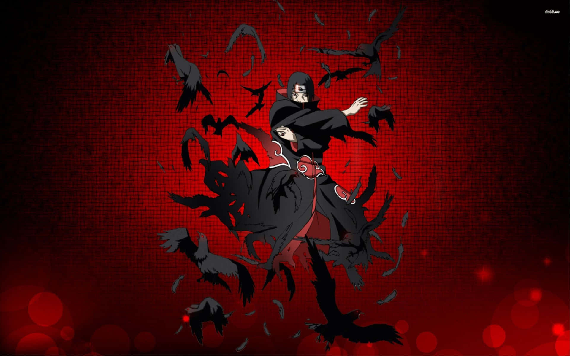 A Black And Red Anime Character With A Sword Wallpaper