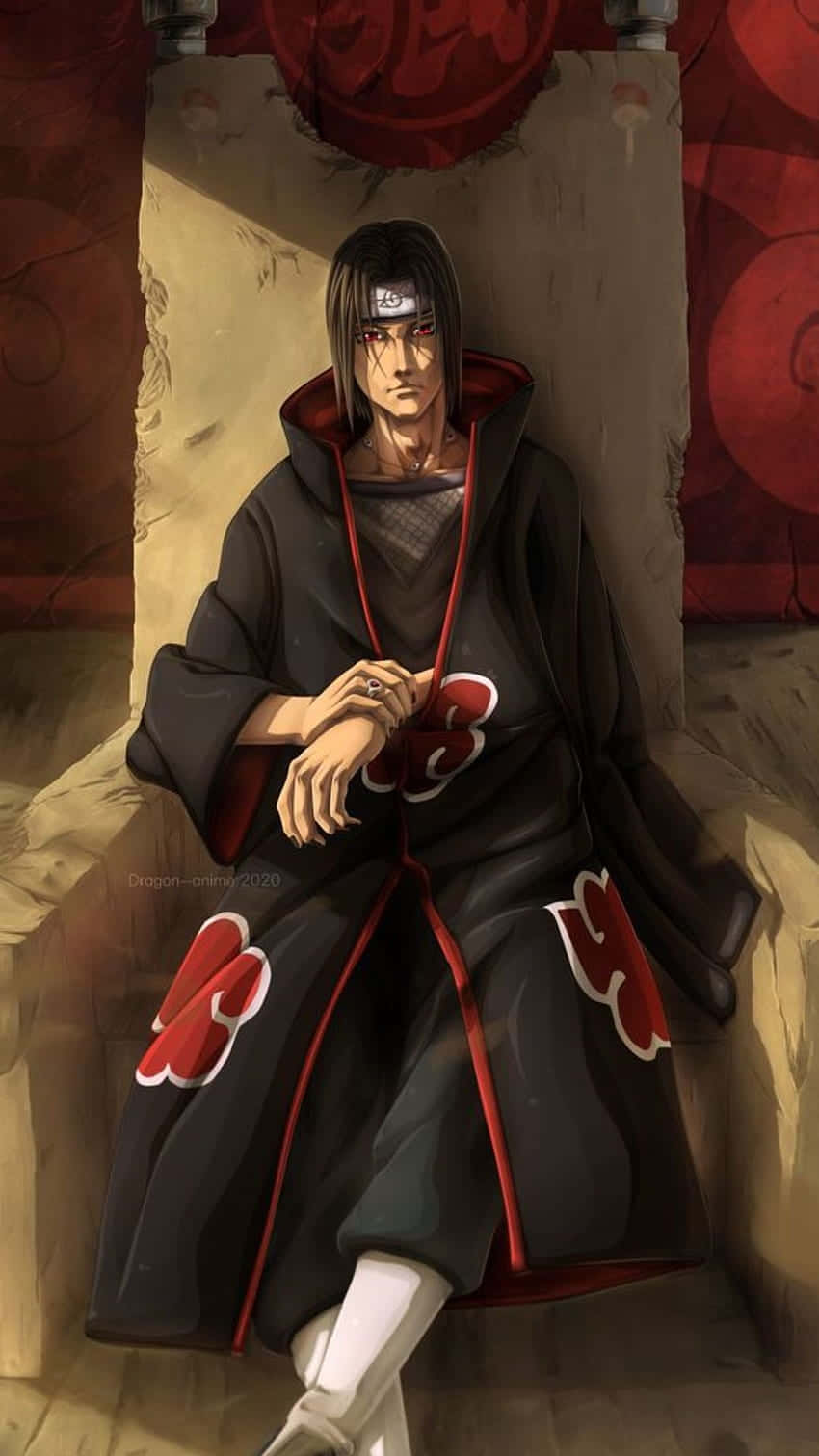 "Courage and Power: Cool Itachi", Wallpaper