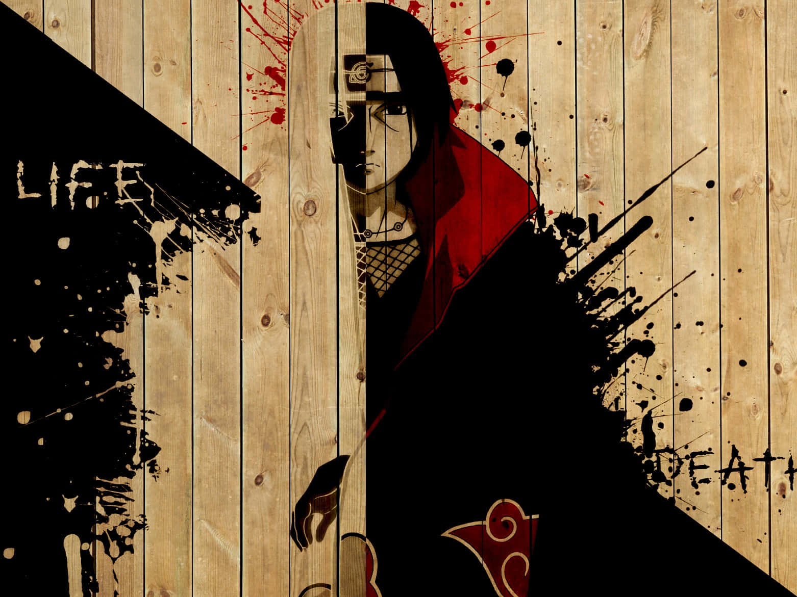 Cool Itachi: Et ikon af Naruto Franchiseen Wallpaper