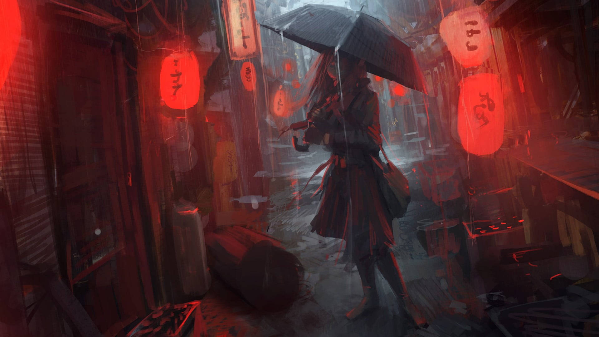 Cool Japanese Anime Character Background
