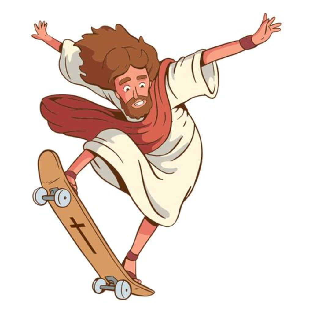 Jesus - The Coolest Guy Around Wallpaper
