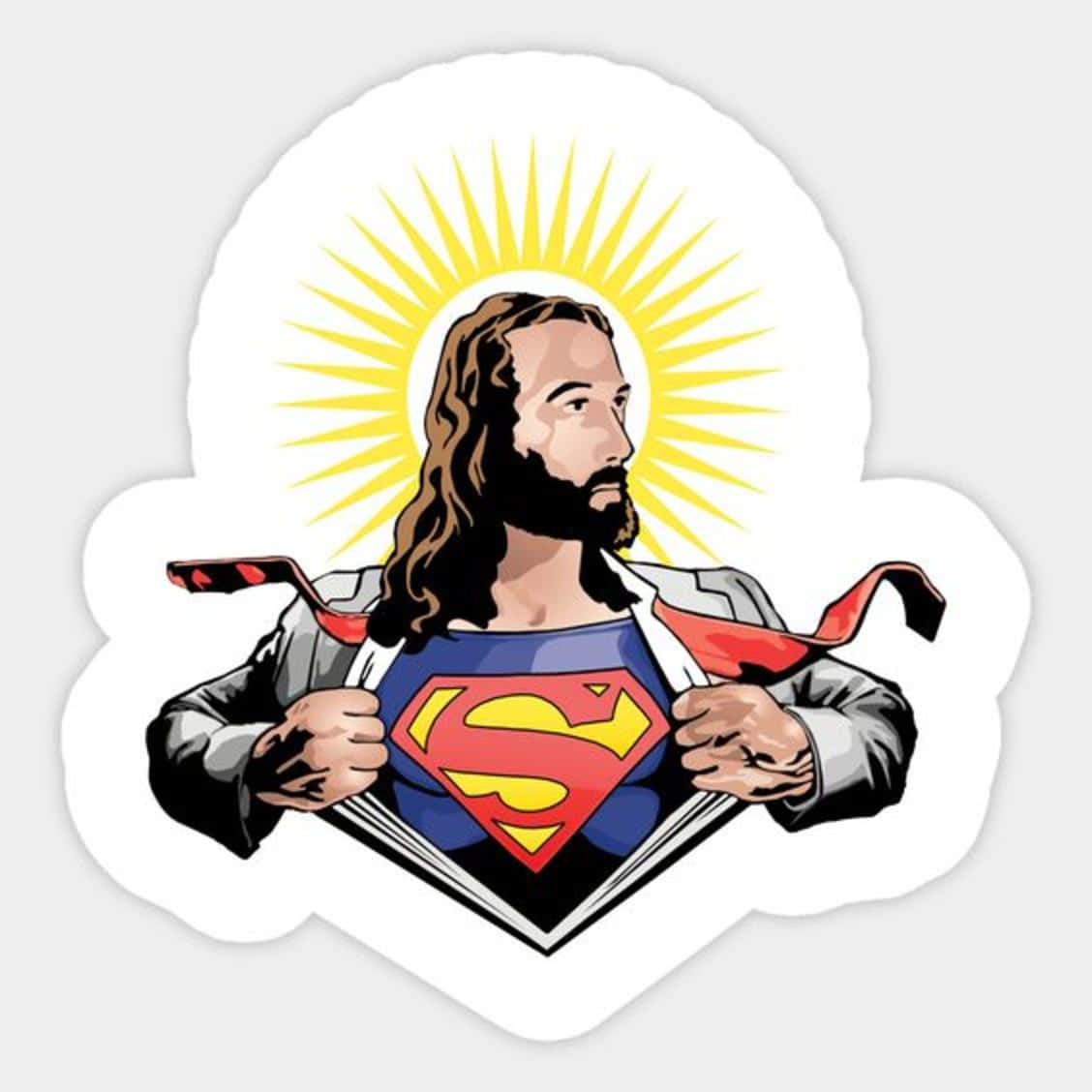 Cool Jesus Superman Wallpaper