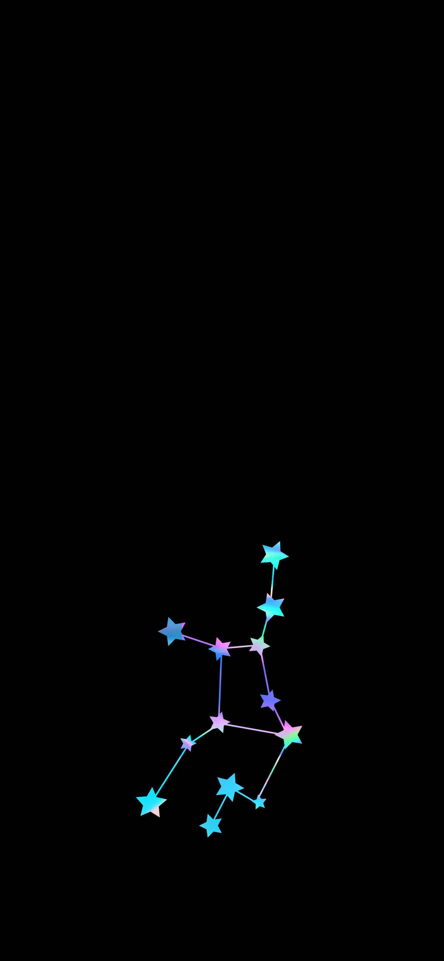 Cool Jomfru Constellation Minimalistisk Wallpaper