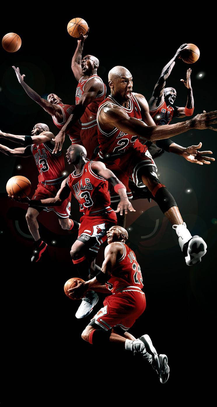 Cool Jordan Swarm In Mid-dunk Picture