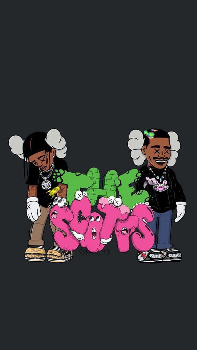 "Stay cool and Kaws-y every day!" Wallpaper