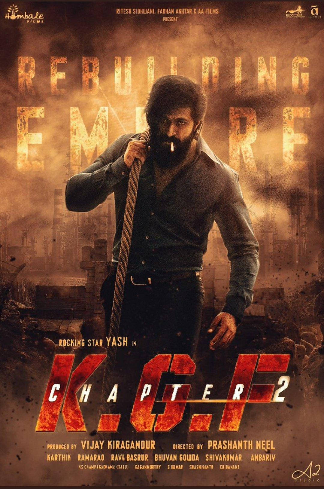 Cool Kgf Chapter 2 Poster Wallpaper