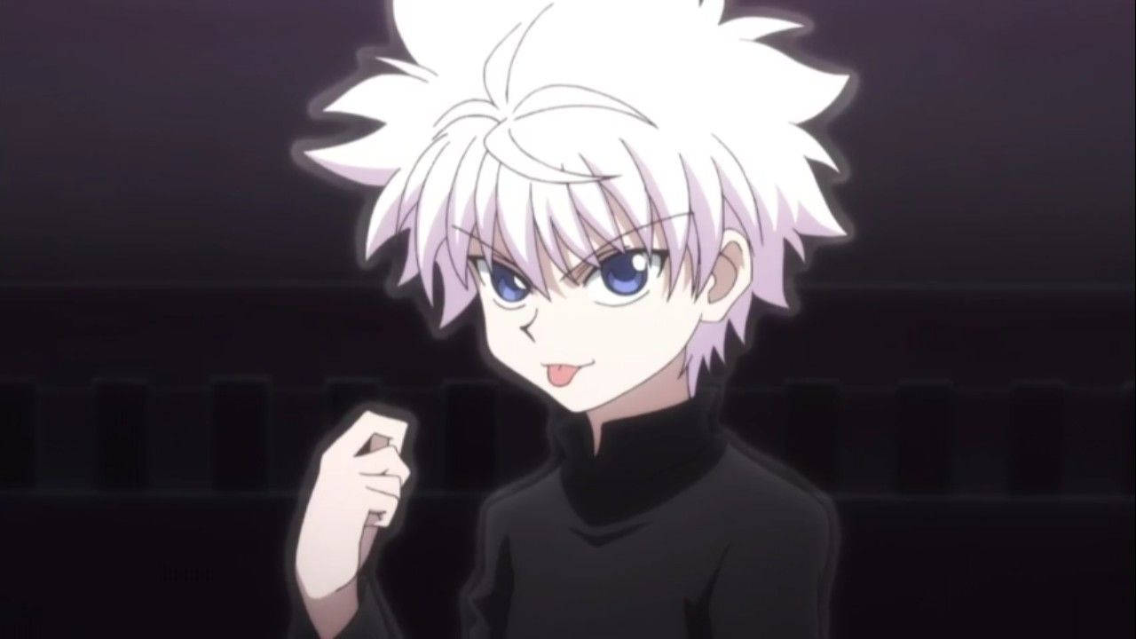 "Live, Laugh And Love - Killua Doing What He Does Best!" Wallpaper