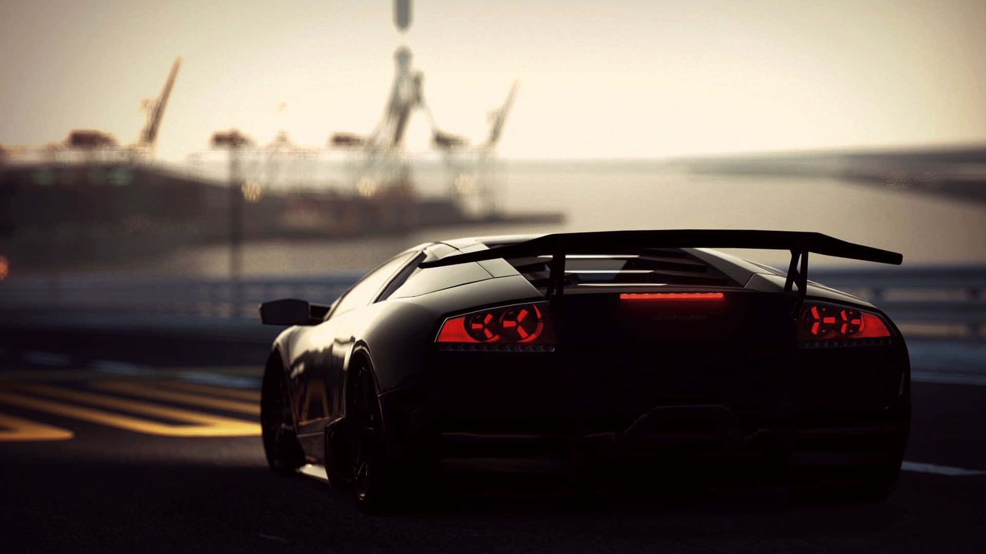 "Feel the power and performance of this cool Lamborghini!" Wallpaper