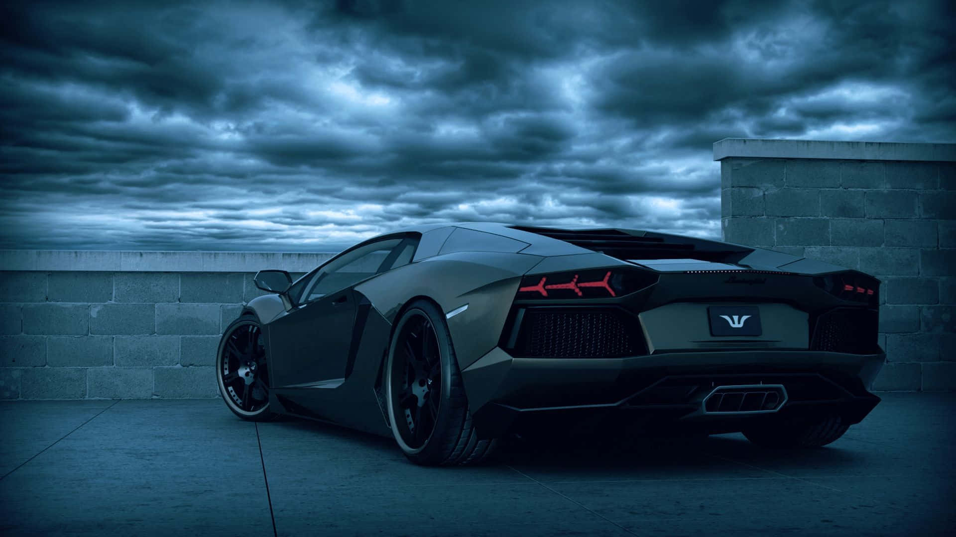 Oplev det kølige og sporty design af en Lamborghini Desktop Wallpaper. Wallpaper
