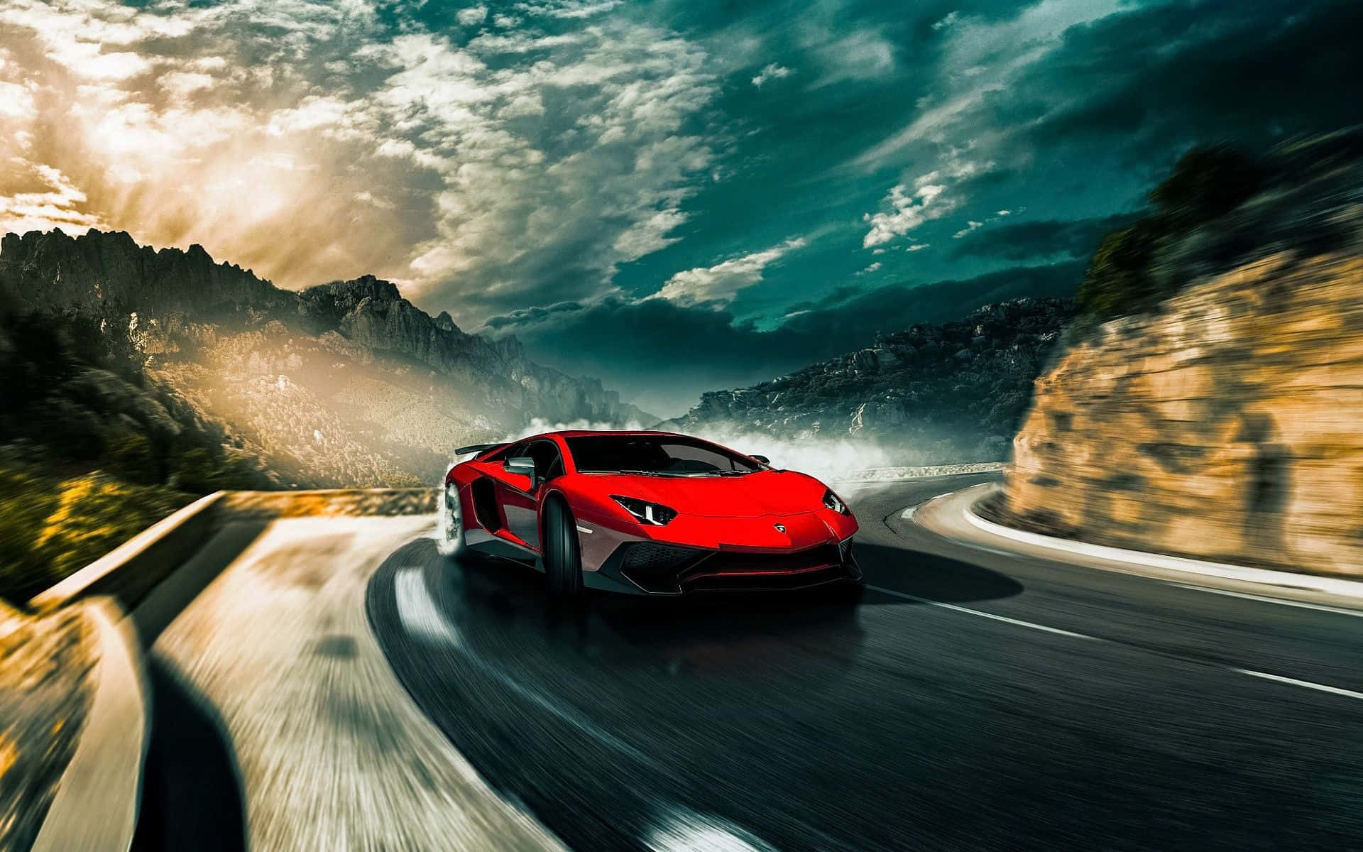 The Coolest Lamborghini in Town Wallpaper
