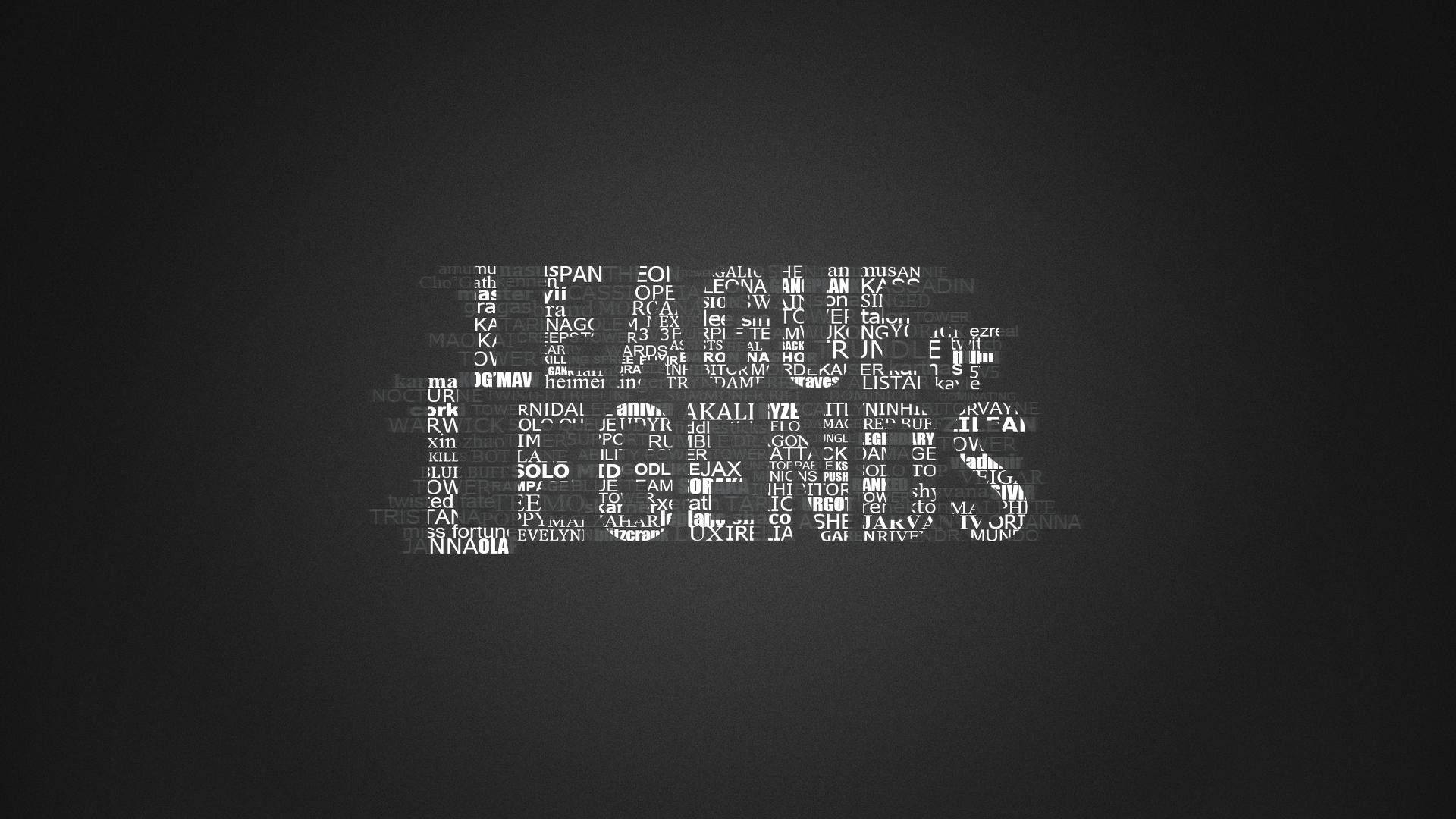 Cool League Of Legends Logo Wallpaper