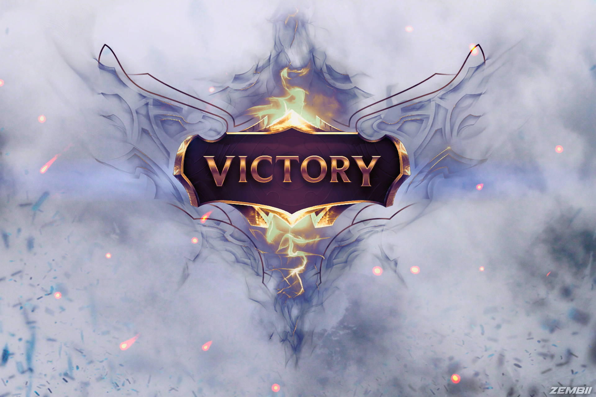 Cool League Of Legends Victory Screen Wallpaper