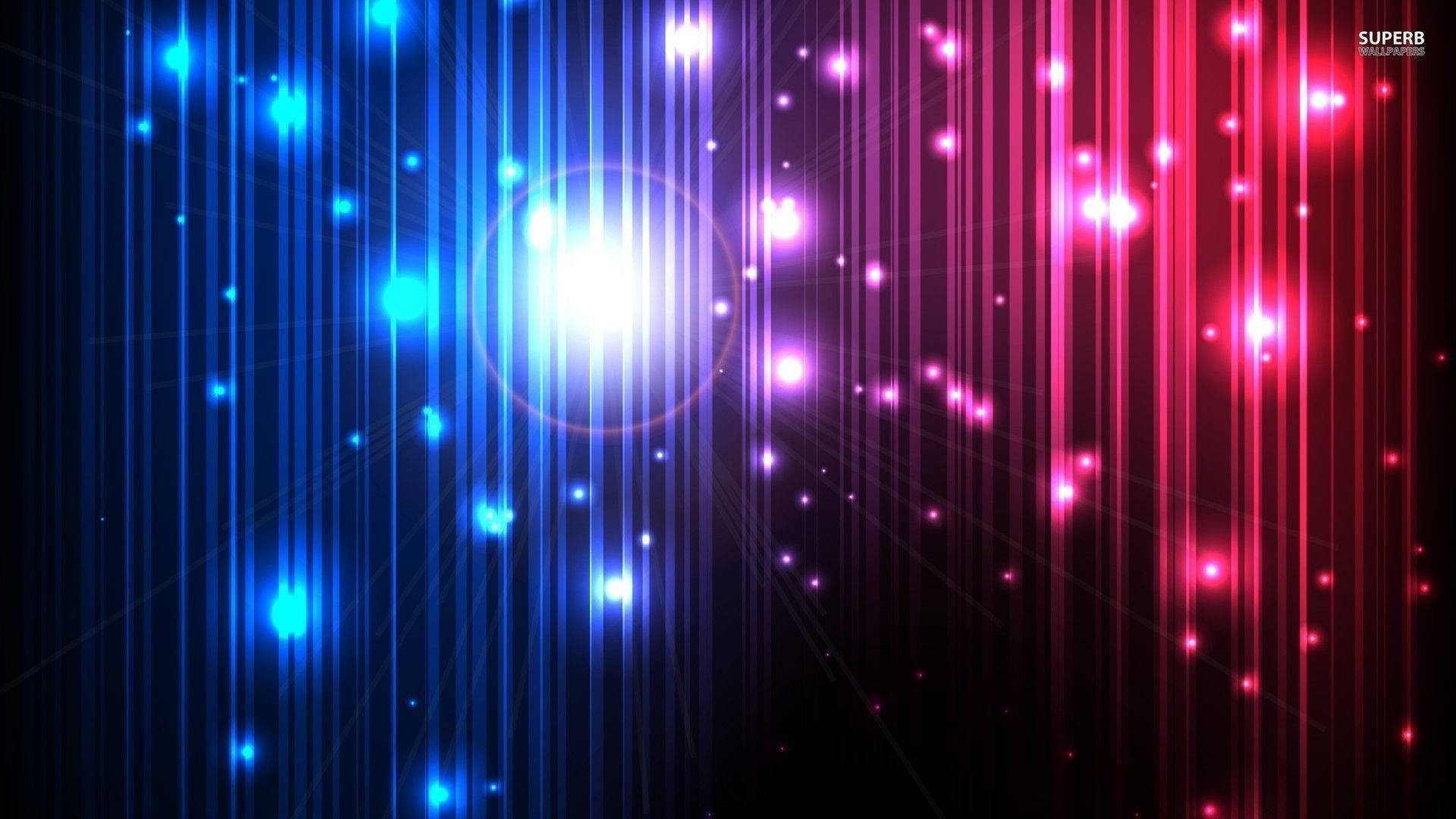 Cool Led Red Blue Wallpaper