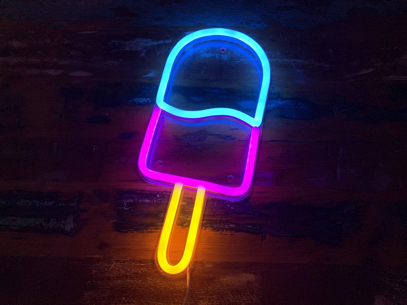 Cool Led Cute Popsicle Wallpaper