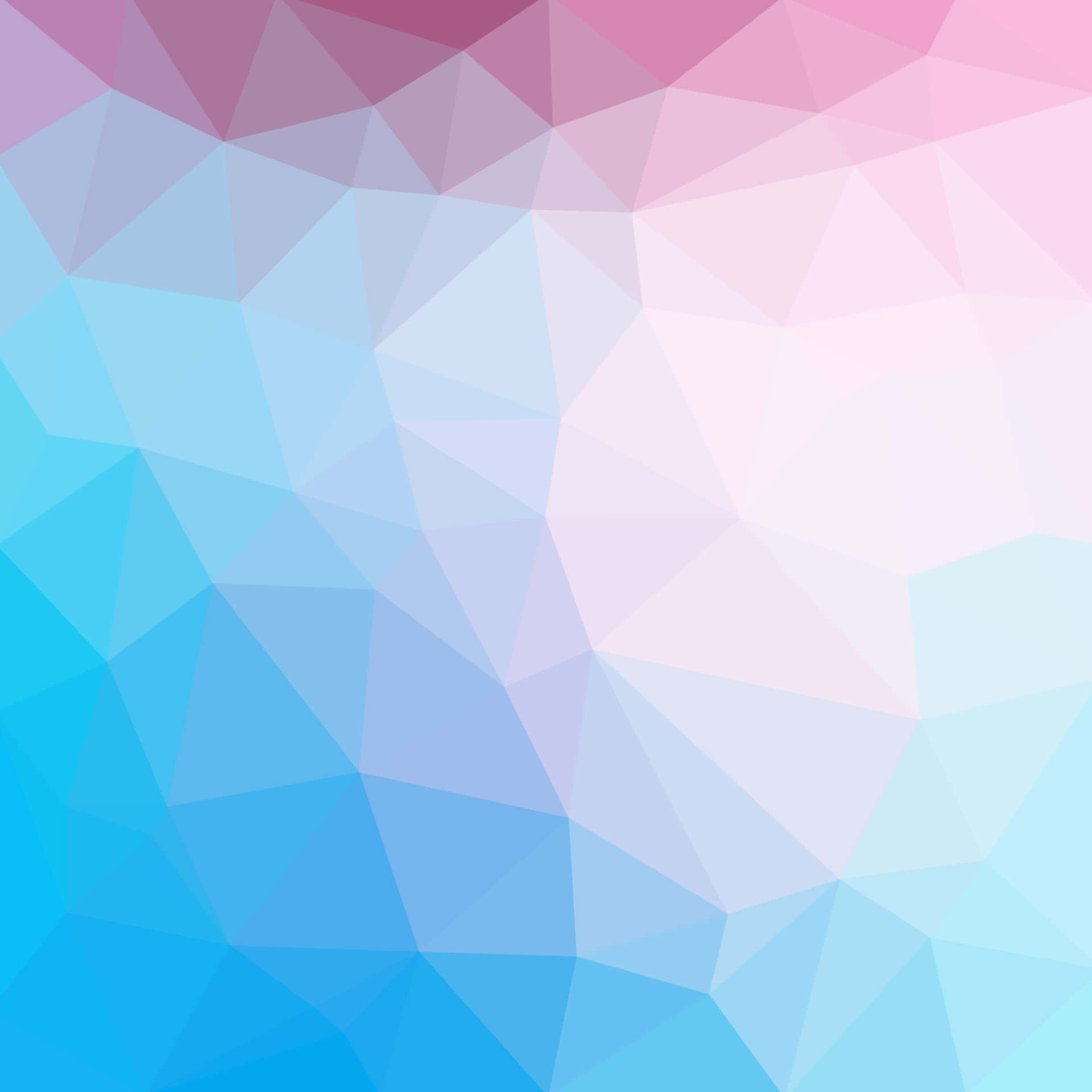 Cool Light Blue With Shapes Wallpaper