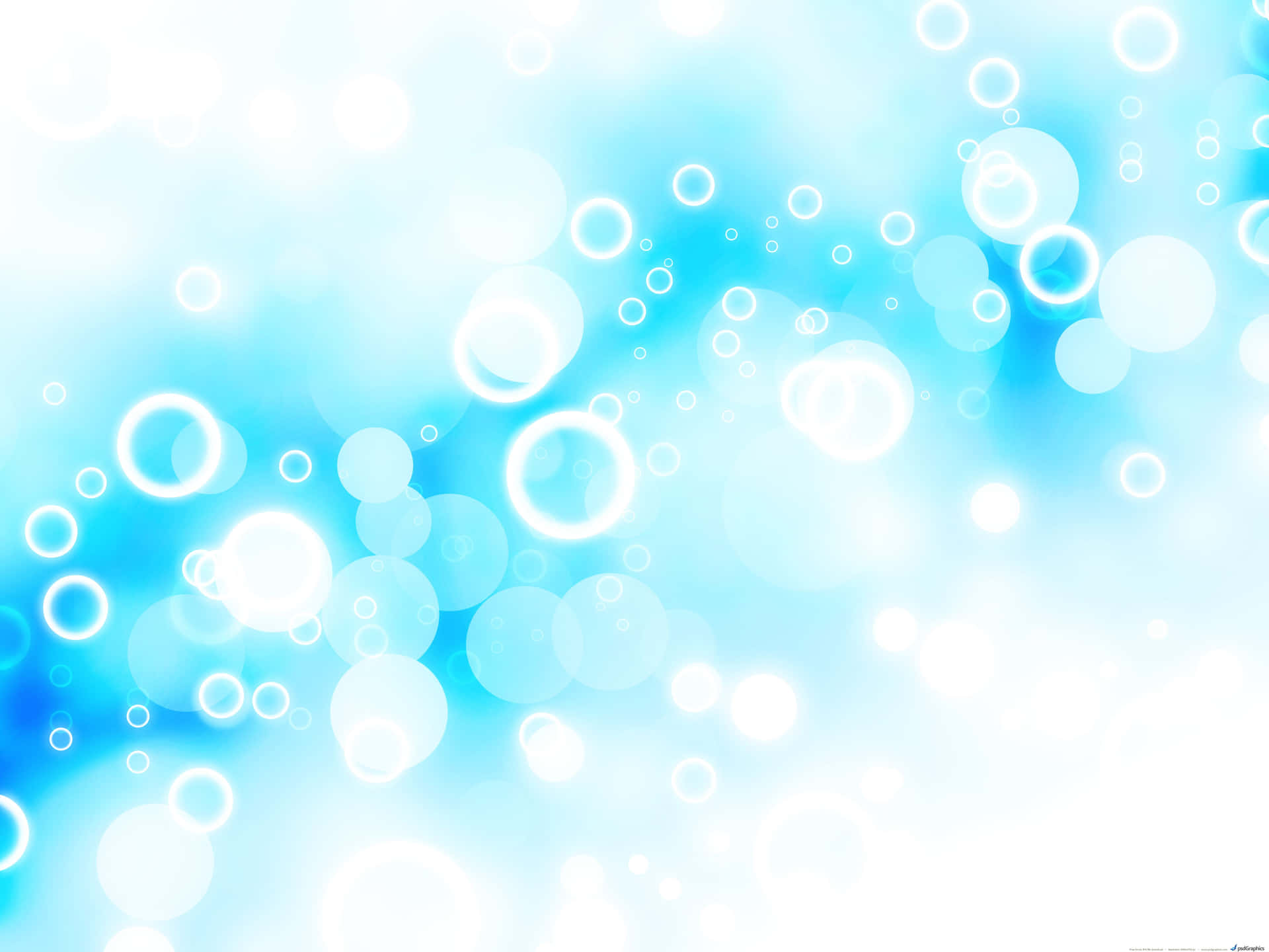 Cool Light Blue With Small Bubbles Wallpaper