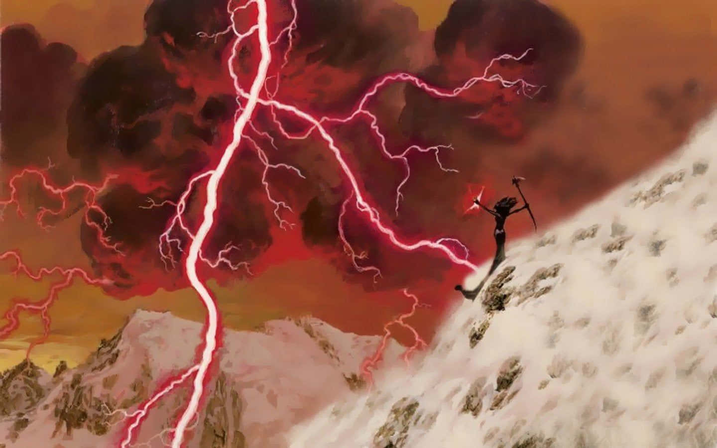 "the Power Of Cool Lightning" Wallpaper