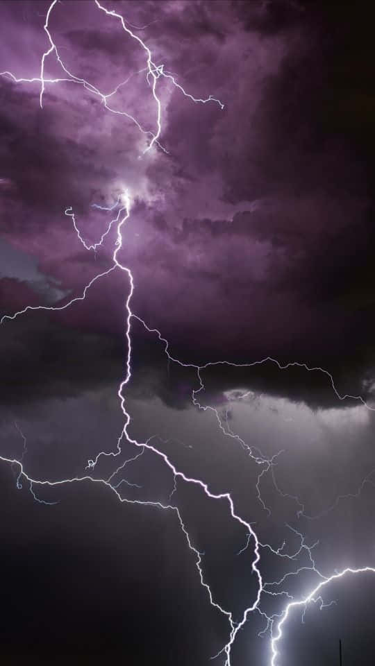Cool Lightning Bolts Connecting Wallpaper