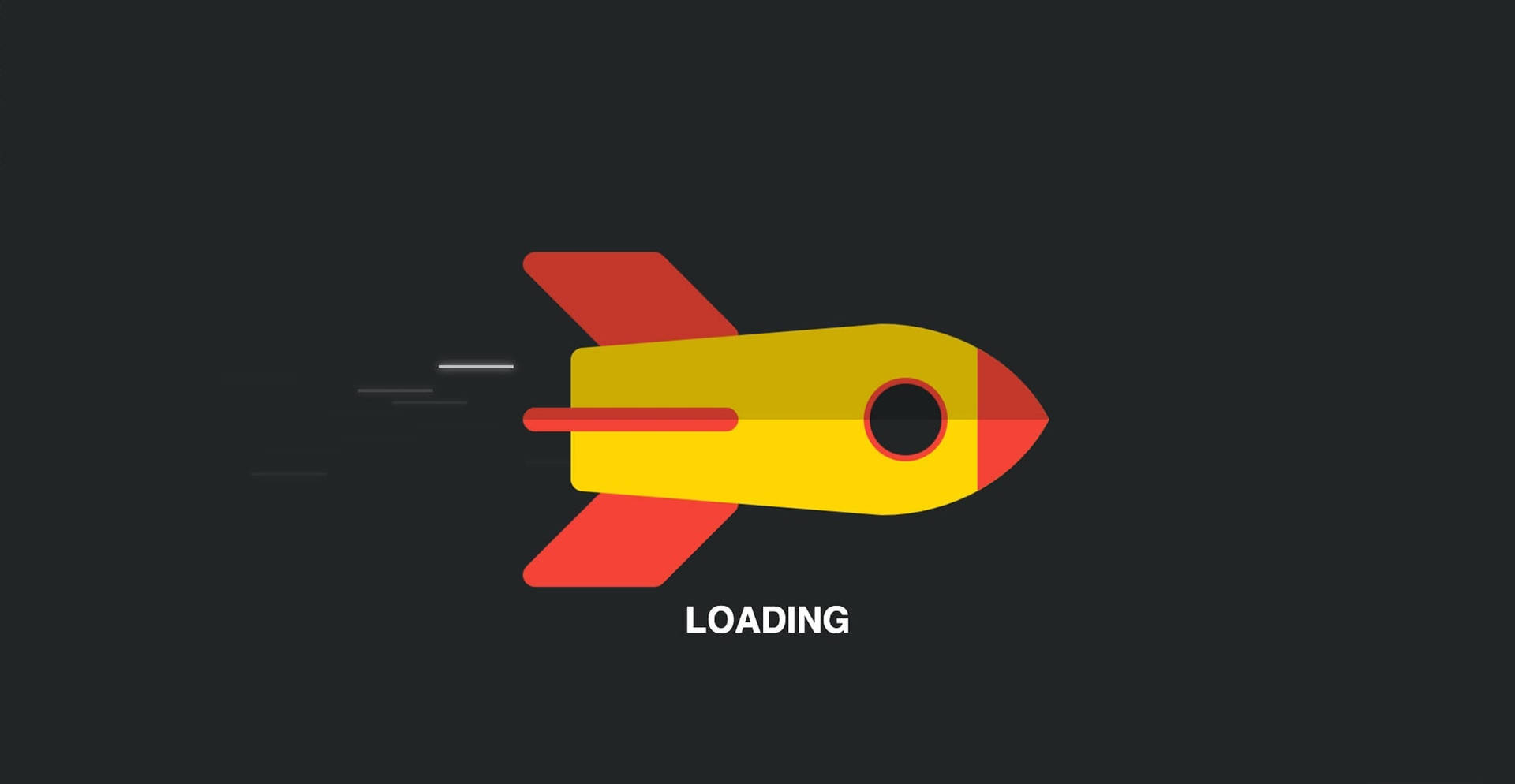 Cool Loading Rocket Gaming Desktop Wallpaper
