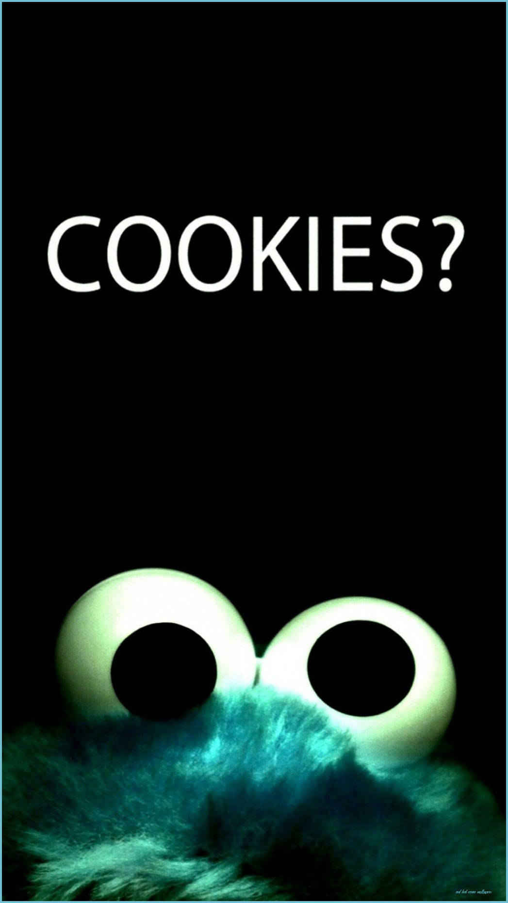 Sjov Låse Skærm Cookie Monster Wallpaper