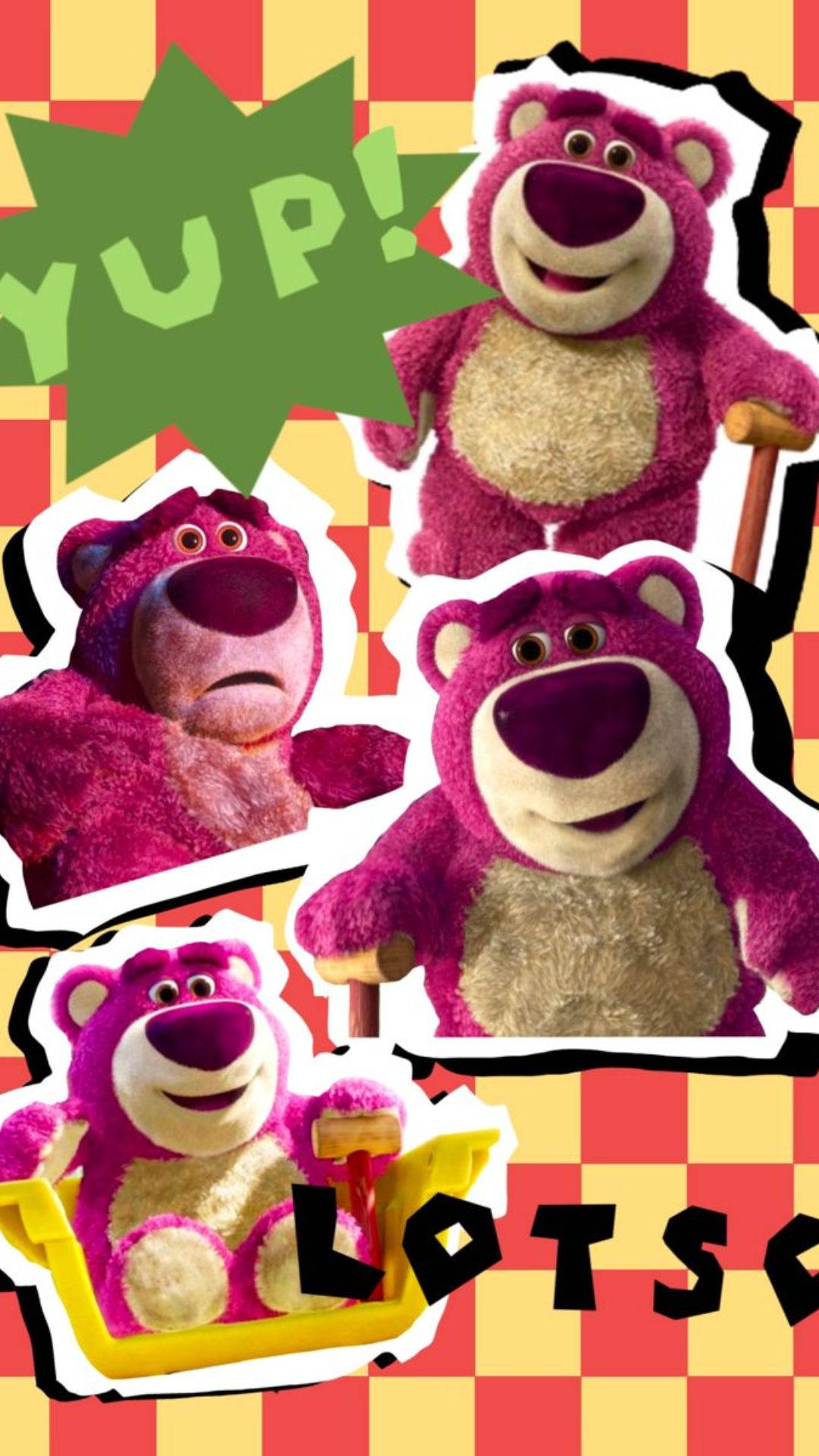 Cool Lotso Collage Background