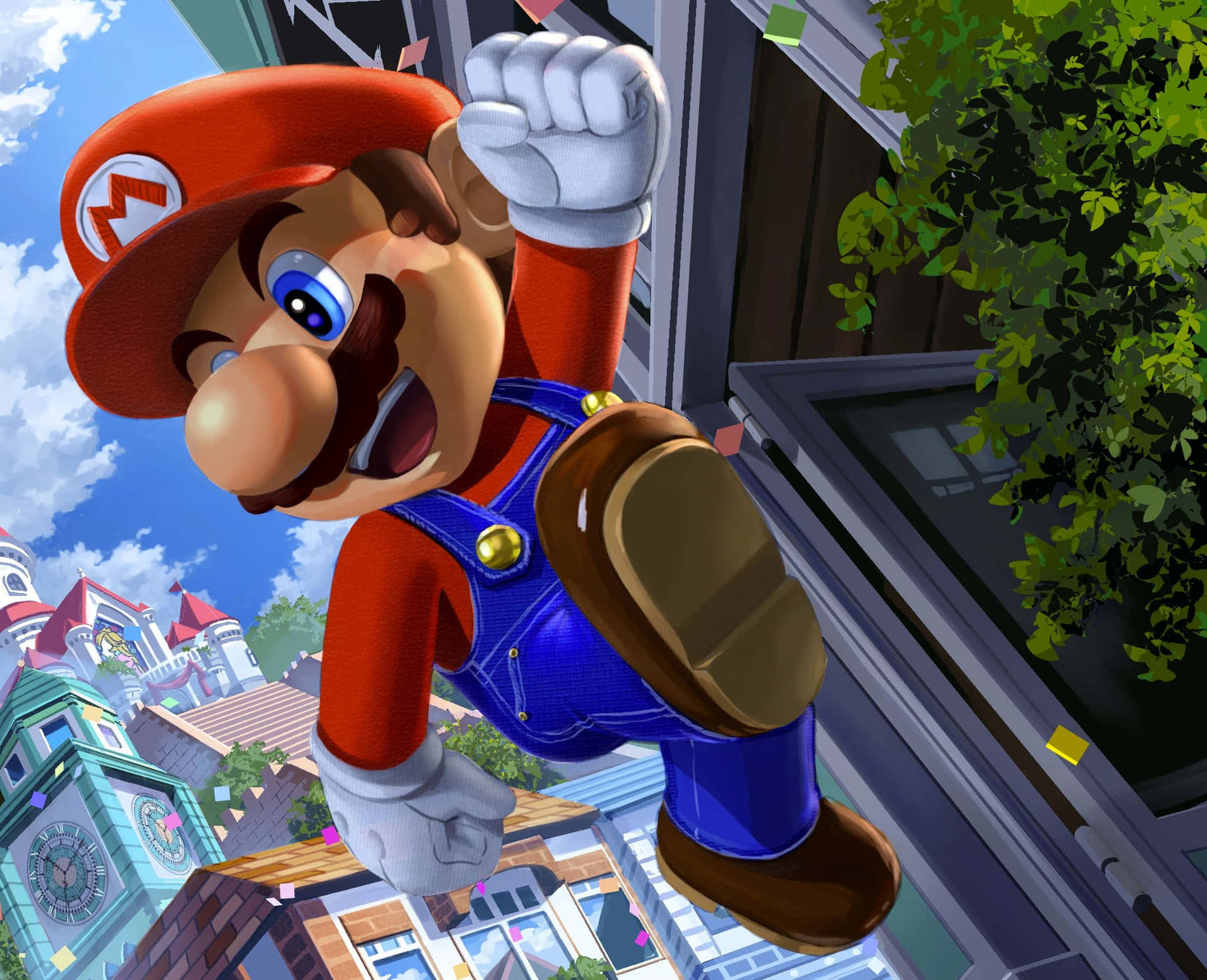 “A Cool Mario Beats All!” Wallpaper