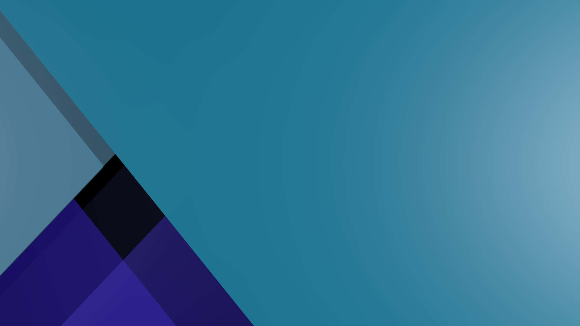 A Blue And Black Triangle With A Blue Background Wallpaper