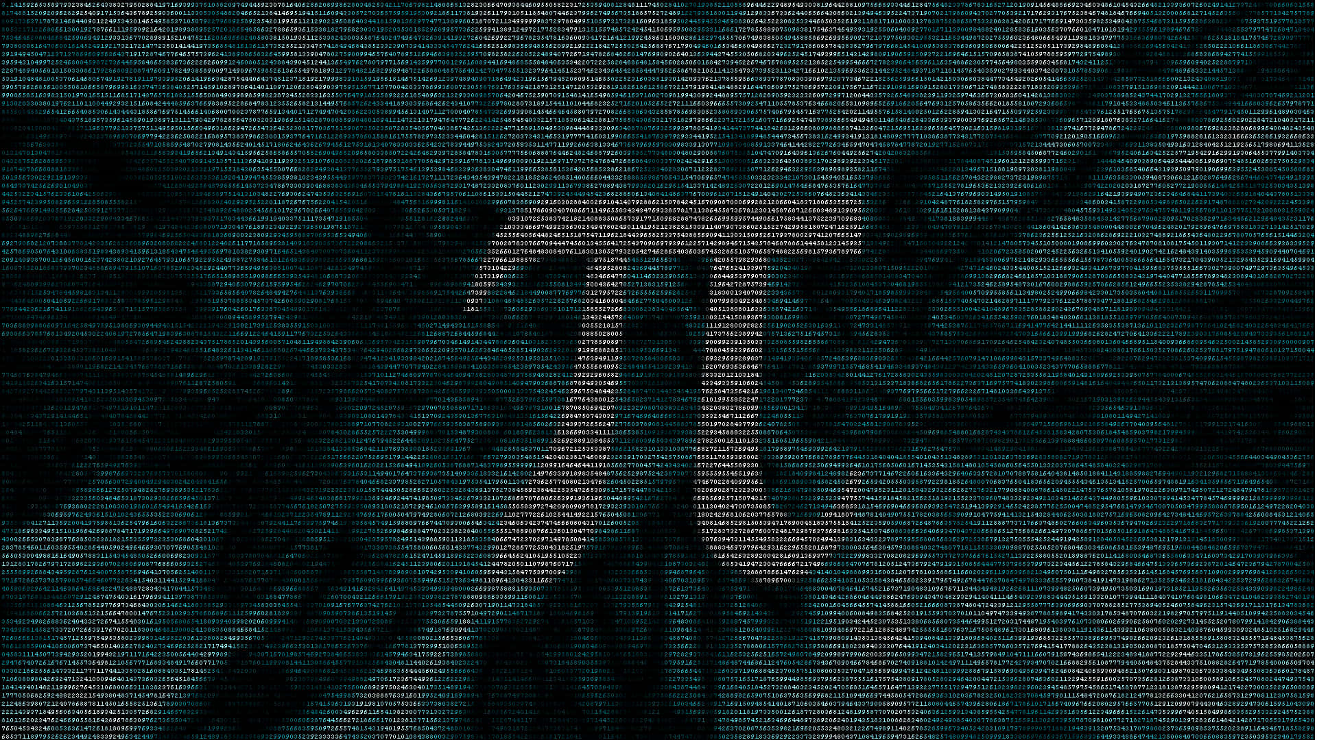 Pi-et sort hvidt billede af pi-symbolet Wallpaper