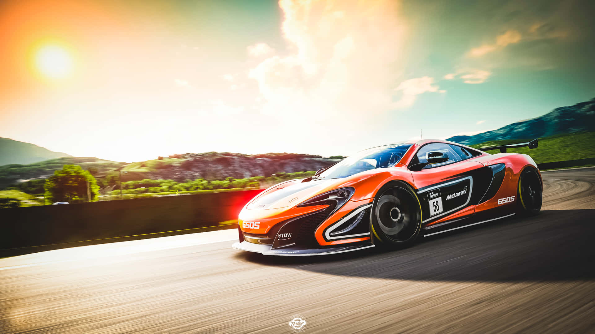 Cruise in Style with this Cool McLaren Wallpaper