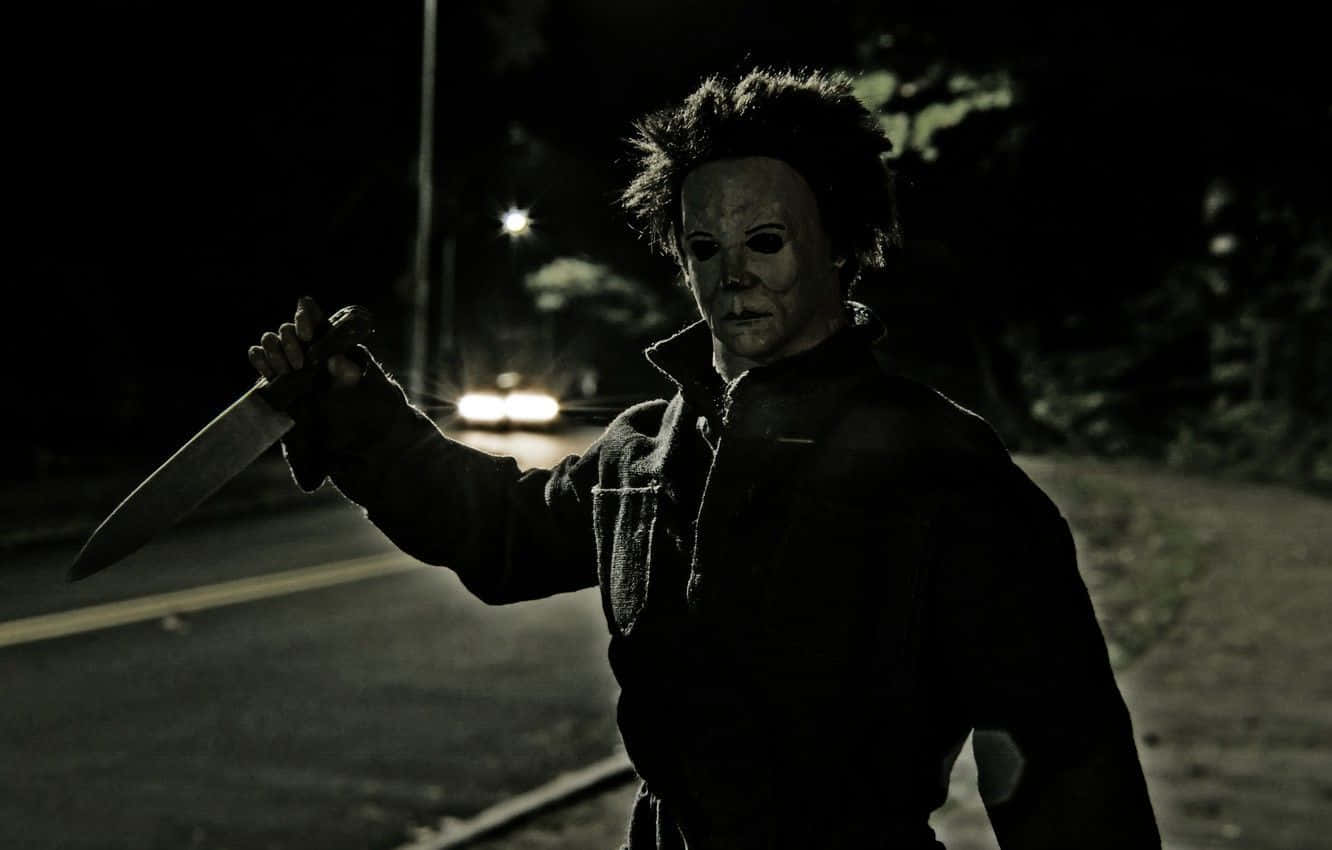 Cool Michael Myers, the Iconic Horror Character Wallpaper