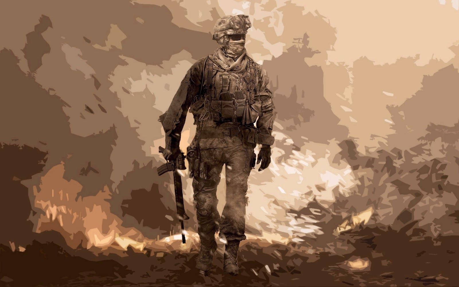 Cool Military Art Illustration Wallpaper