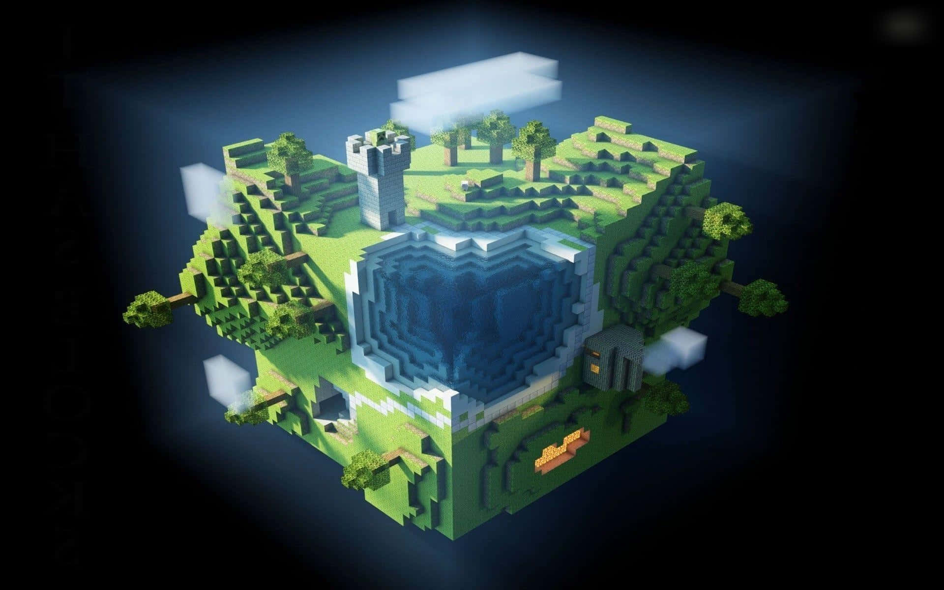 Denepiska Skönheten I Coola Minecraft