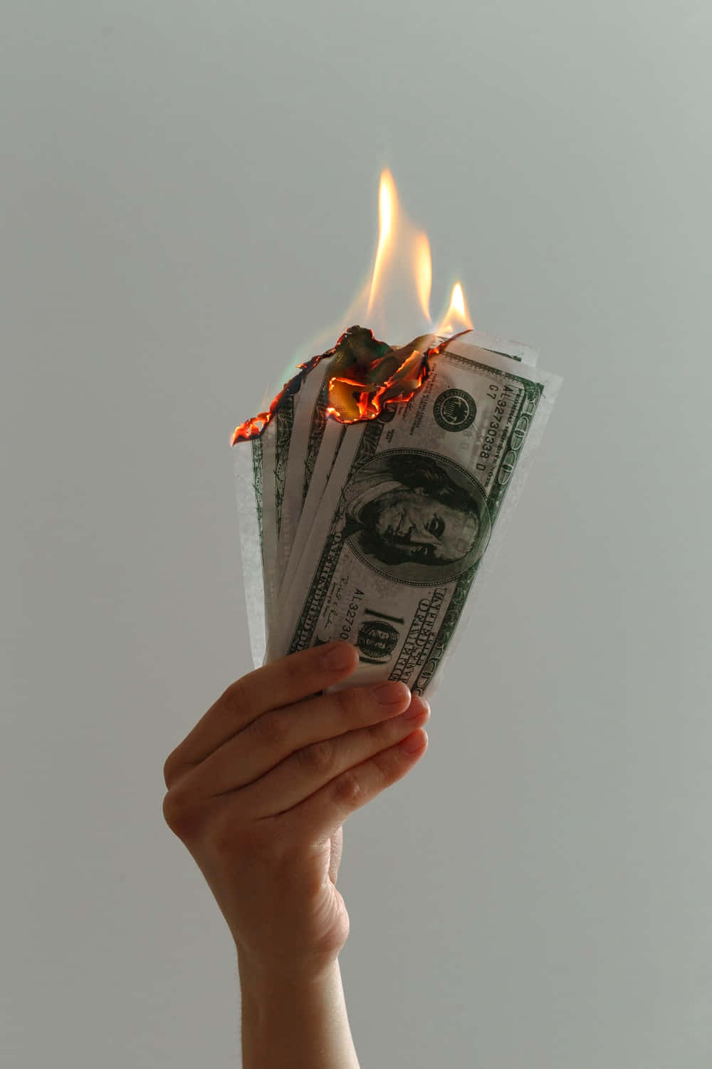 Cool Money Burning Wallpaper