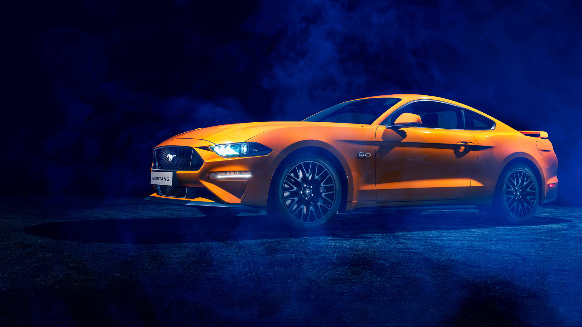 Vis off din tur med en klassisk cool Mustang bil tapet. Wallpaper