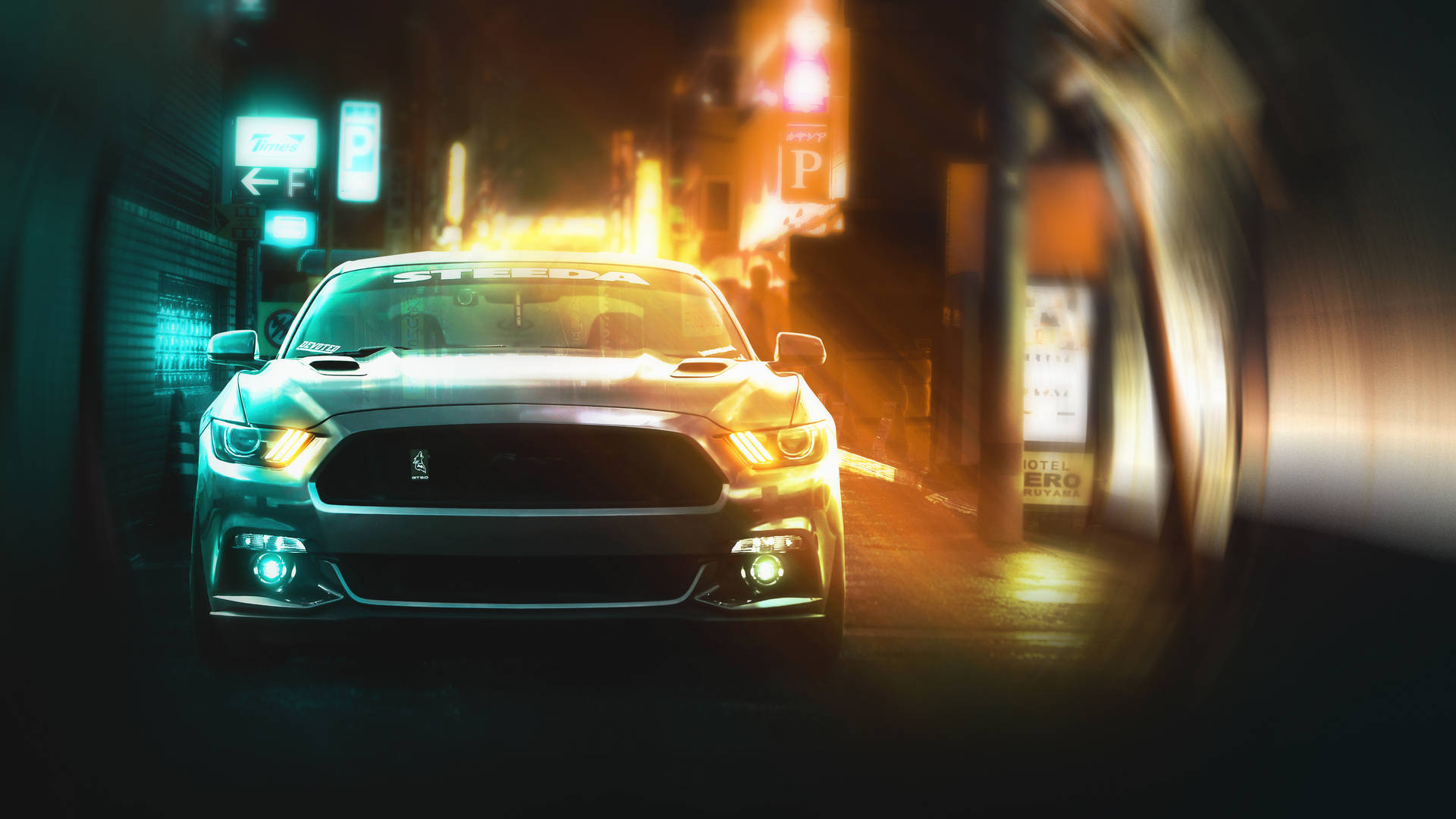 Føl spændingen ved mulighederne med det kølige Mustang-design. Wallpaper