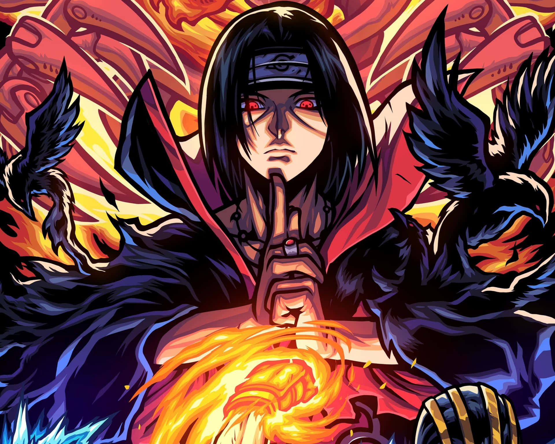 Genialfondo De Pantalla De Naruto Para Escritorio: Itachi Susano. Fondo de pantalla