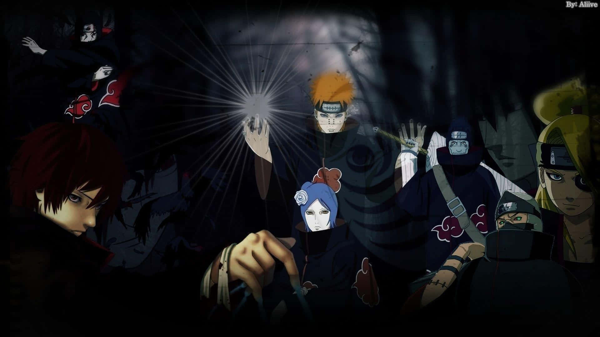 Genialfondo De Pantalla De Naruto De Los Villanos Ninjas De Akatsuki Para Tu Escritorio. Fondo de pantalla