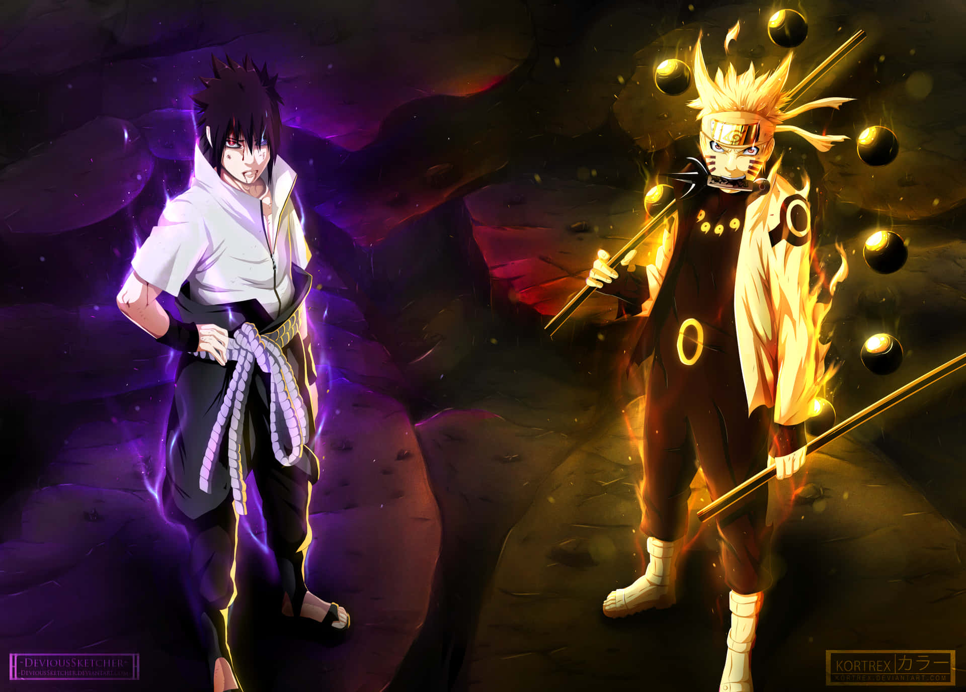 Fondode Pantalla Genial De Naruto Con Sage Sasuke. Fondo de pantalla