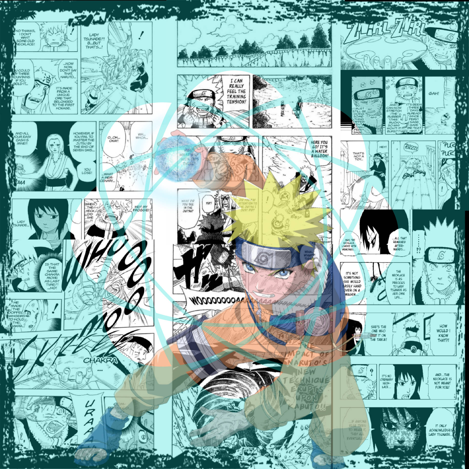 Cool Naruto Manga Rasengan Wallpaper