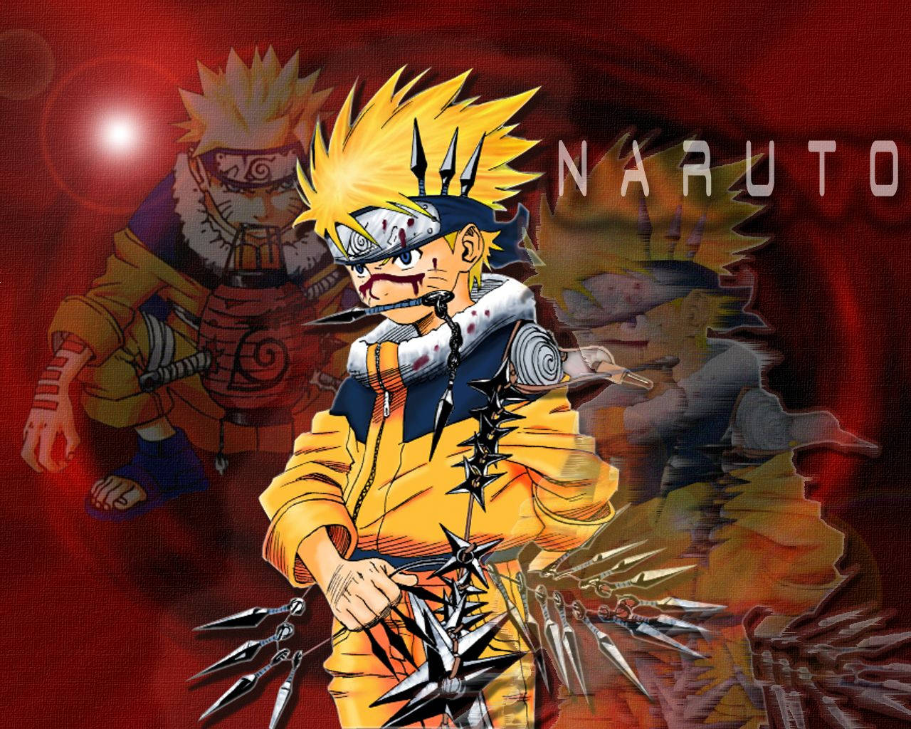 Cool Naruto Red Aesthetic Wallpaper