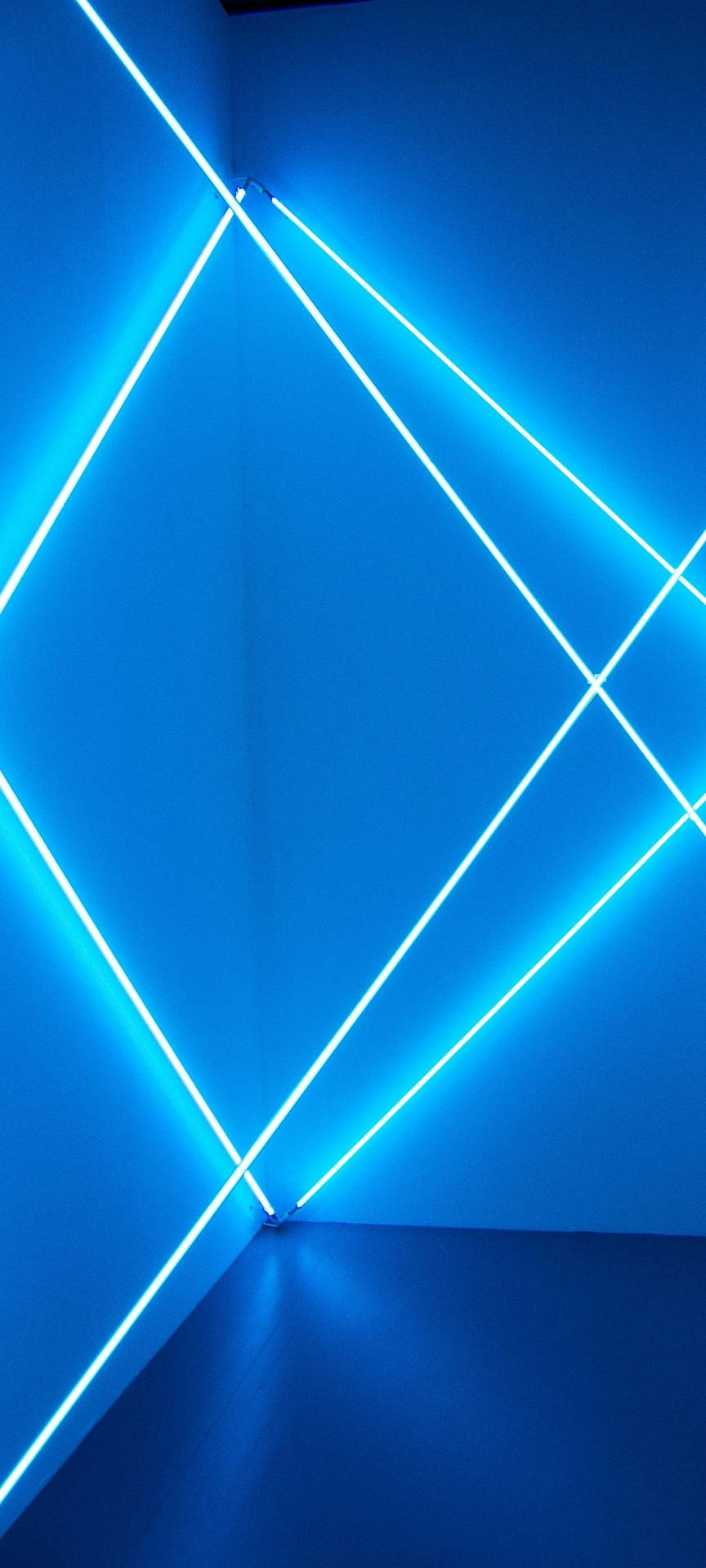 Cool Neon Blue Wallpaper